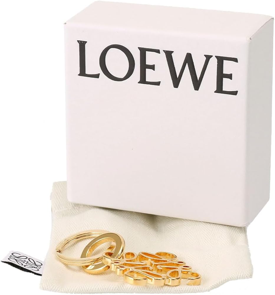 ロエベ　LOEWE アナグラム　キーリング　ゴールド LOEWE ロエベ ANAGRAM KEYRING アナグラム キーリング【GOLD】 111.25